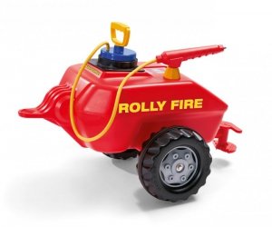 Rolly Toys 122967 Cysterna Rolly - Vacumax Fire z Pompą i Sikawką czerwona 