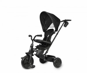 Qplay Rowerek Trójkołowy Elite Platinum Black 