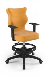 Krzesło młodzieżowe Entelo - Duo czarny Monolith 03 rozmiar 5 WK+P