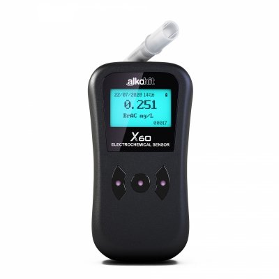 Alkomat Alkohit X60 w skrzyneczce aluminiowej