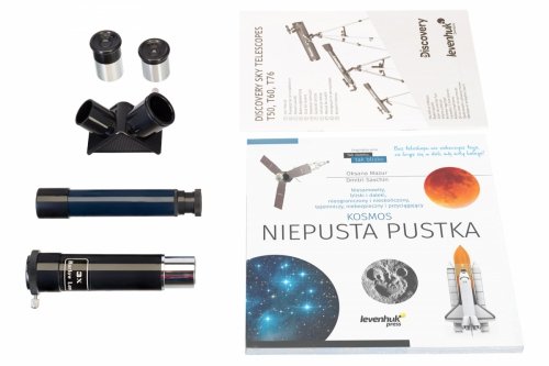 (PL) Teleskop Levenhuk Discovery Sky T50 z książką