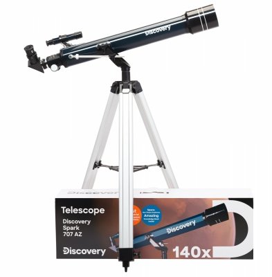 Teleskop Levenhuk Discovery Spark 703 AZ z książką