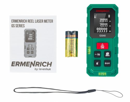 Miernik laserowy Ermenrich Reel PLUS GS40