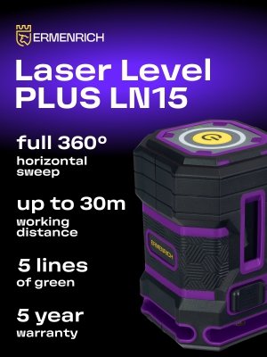 Poziomica laserowa Ermenrich PLUS LN15