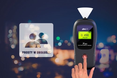 Alkomat Alkohit X50 w skrzyneczce aluminiowej