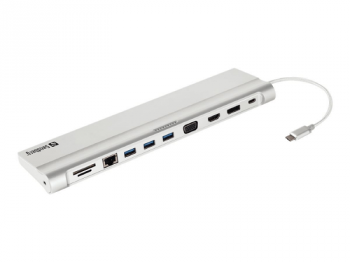 SANDBERG 136-23 (Srebrny /USB Typ C )