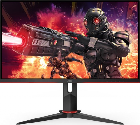 Monitor AOC 24G2ZU/BK (23.8&quot; /IPS /60Hz /1920 x 1080 /Czarno-czerwony)