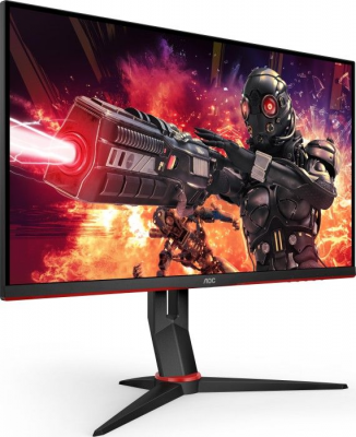 Monitor AOC 24G2ZU/BK (23.8&quot; /IPS /60Hz /1920 x 1080 /Czarno-czerwony)