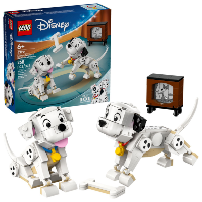 LEGO DISNEY 101 dalmatyńczyków – Szczeniaczki Szczęściarz i Penny 43271
