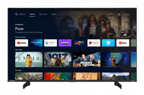 Telewizor TOSHIBA LED 43″ 4K Ultra HD Android (43UA5D63DG)