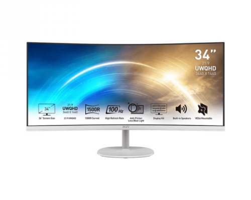 Monitor MSI 4719072978198 (34&quot; /VA /100Hz /3440 x 1440 /Biały)