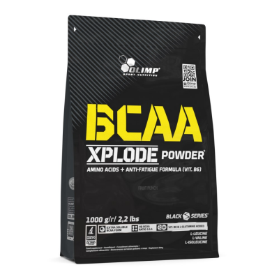BCAA Xplode 1000g (worek) truskawkowy