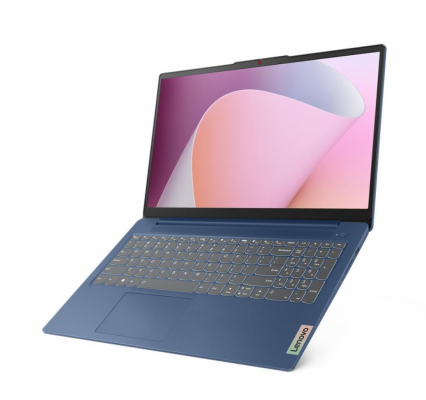 Notebook LENOVO IdeaPad Slim 3 15AMN8 (15.6&quot;/R3 7320U /AMD RG/8GB/SSD512GB/W11H/Niebiesko-czarny)