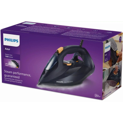 Żelazko parowe PHILIPS DST7060/20 7000 Series (3000W /Niebiesko-żółty)