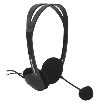 Słuchawki z mikrofonem ESPERANZA EH102 Czarny