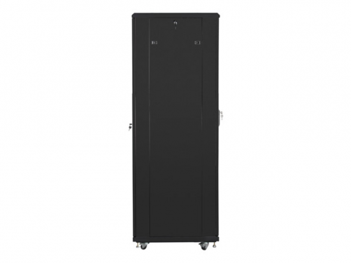 SZAFA INSTALACYJNA RACK STOJĄCA 19&quot; 42U 600X600 CZARNA DRZWI PERFOROWANE LCD LANBERG (FLAT PACK) V2