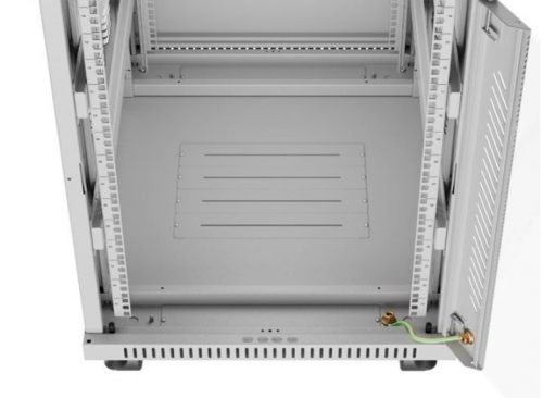 SZAFA INSTALACYJNA RACK STOJĄCA 19&quot; 15U 600X800 SZARA DRZWI SZKLANE LCD LANBERG (FLAT PACK) V2