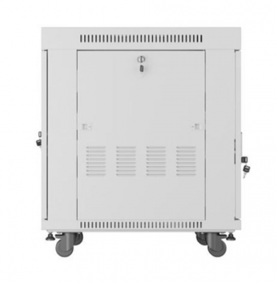 SZAFA INSTALACYJNA RACK STOJĄCA 19&quot; 15U 600X800 SZARA DRZWI SZKLANE LCD LANBERG (FLAT PACK) V2