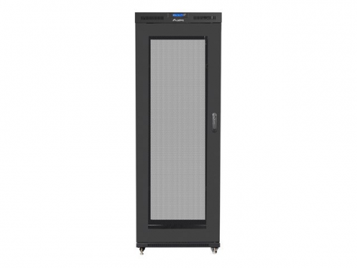 SZAFA INSTALACYJNA RACK STOJĄCA 19&quot; 42U 800X1200 CZARNA DRZWI PERFOROWANE LCD LANBERG (FLAT PACK)