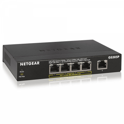 Przełącznik NETGEAR GS305P-200PES (5x 10/100/1000 )