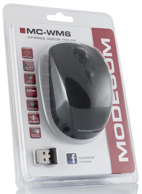 Mysz Bezprzewodowa MODECOM MC-WM6 Czarna