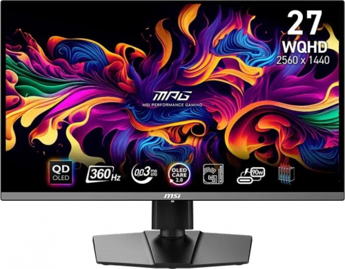 Monitor MSI MPG 271QRX QD-OLED (26.5&quot; /OLED /360Hz /2560 x 1440 /Czarny)