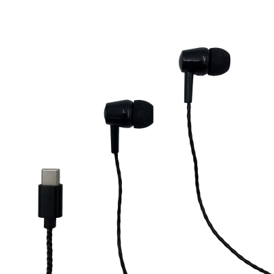 Słuchawki douszne MEDIA-TECH MT3600K (1.15m /Złącze USB typu C wtyk/Czarny)