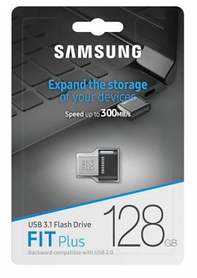 Pendrive SAMSUNG FIT Plus 2020 (128 GB /Grafitowy )