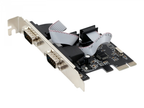 Gembird Kontroler PCI Express -&gt; 2x COM 9 PIN (low profile)