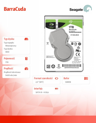 SEAGATE ST1000LM048 (1TB /2.5&quot; /5400RPM )