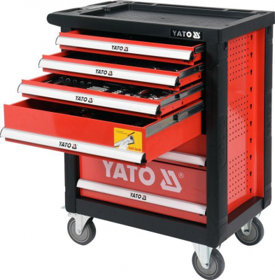 Wózek narzędziowy Yato 6 szuflad z wyposażeniem (YT-55307)
