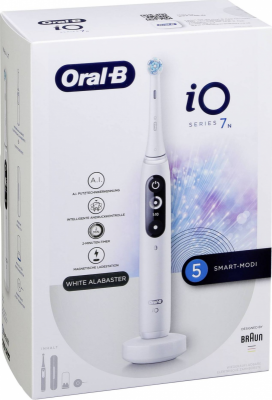 Szczoteczka elektryczna ORAL-B iO7 Series White Alabaster (Biały) Biały (iO7 Series White Alabaster)