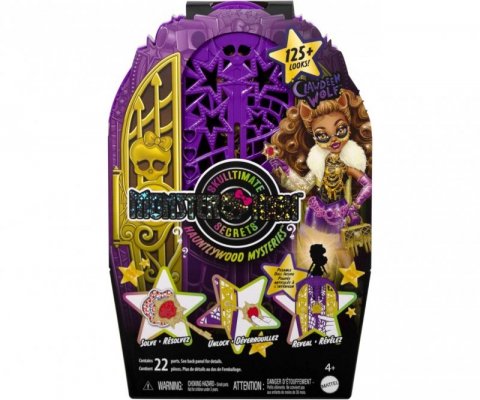 Mattel JBG80 Monster High Straszysekrety Clawdeen Wolf