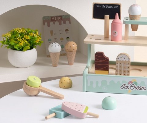 Tooky Toy TJ119 Słodka budka z lodami