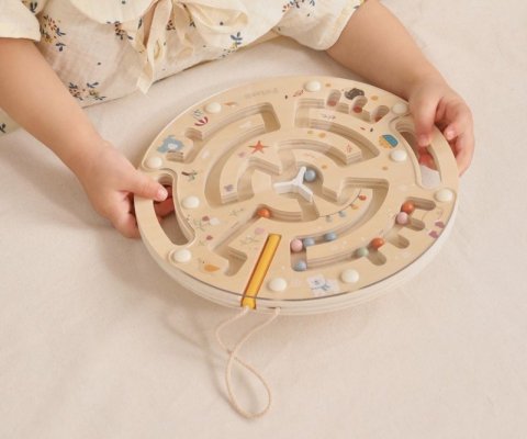 Viga 44283 PolarB Drewniany Labirynt Magnetyczny – Gra Zręcznościowa