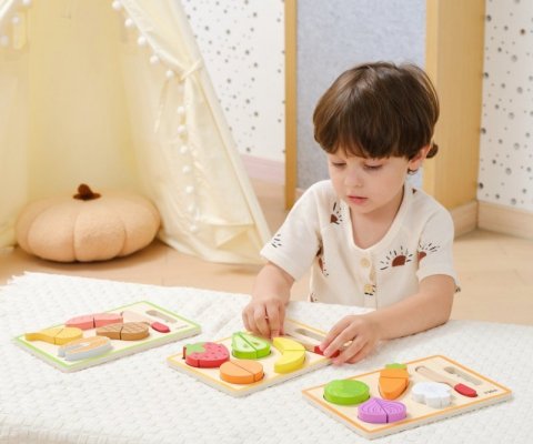 Viga 44790 Zabawa w krojenie – kolorowe warzywa