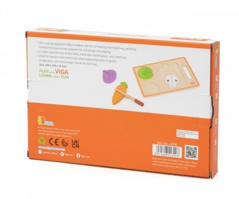 Viga 44790 Zabawa w krojenie – kolorowe warzywa
