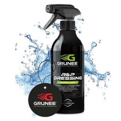 R&amp;P DRESSING GRUNEE 0,5L - Dressing do opon czernidlo do plastikow