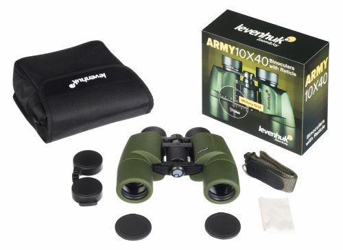 Lornetka Levenhuk Army 10x40 z celownikiem