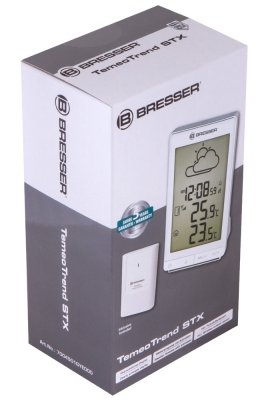 Stacja meteorologiczna Bresser TemeoTrend STX RC, biała