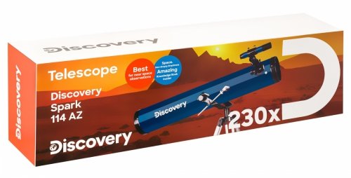 (PL) Teleskop Levenhuk Discovery Spark 114 AZ z książką