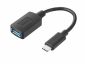 Adapter TRUST USB-C do USB3.0 Czarny 20967 USB Typ C - USB 3.0 