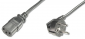 Kabel zasilający ASSMANN Schuko kątowy (CEE 7/7) - IEC 7/7 0.75m. AK-440109-008-S 