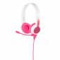 Słuchawki z Mikrofonem dla Dzieci 3+ 85dB StudyBuddy Pink 