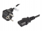 Kabel zasilający LANBERG CEE 7/7 1.8m. CA-C13C-11CC-0018-BK 