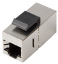 Łącznik keystone gniazdo RJ45 - RJ45 FTP kat.6 do puszki montażowej złączka sieciowa 