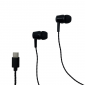 Słuchawki douszne MEDIA-TECH MT3600K (1.15m /Złącze USB typu C wtyk/Czarny) 