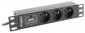 Listwa zasilająca LANBERG PDU-03E-0200-IEC-BK 