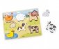 Viga 44702 Puzzle na podkładce 7 elementów- farma 