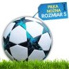 Piłka nożna treningowa rozmiar 5 – szyta, skórzana, idealna do gry i treningów